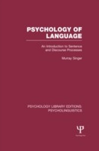 Abbildung von: Psychology of Language (PLE: Psycholinguistics) - Psychology Press Ltd