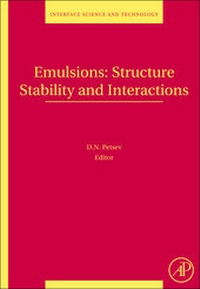 Abbildung von: Emulsions: Structure, Stability and Interactions: Volume 4 - Academic Press