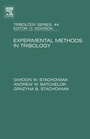 Cover: Experimental Methods in Tribology - Elsevier