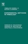 Cover: Experimental Methods in Tribology: Volume 44 - Elsevier