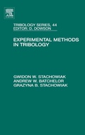 Cover: Experimental Methods in Tribology: Volume 44 - Elsevier
