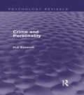 Cover: Crime and Personality (Psychology Revivals) - Routledge