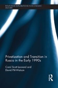 Cover: Privatization and Transition in Russia in the Early 1990s - Routledge
