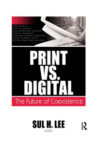 Abbildung von: Print vs. Digital - Routledge