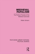 Cover: Medieval Papalism - Routledge