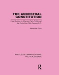 Cover: The Ancestral Constitution - Routledge