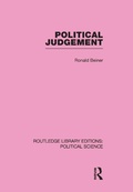 Cover: Political Judgement - Routledge