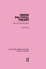 Cover: Greek Political Theory (Routledge Library Editions: Political Science Volume 18) - Routledge