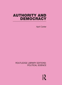Enlarge image Cover: Authority and Democracy - Routledge