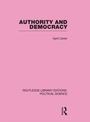 Cover: Authority and Democracy - Routledge
