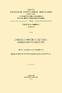 Cover: Evagrius Ponticus, Letters. Armenian Translation - Peeters Publishers