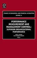 Cover: Performance Measurement and Management Control - JAI Press Inc.