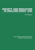 Cover: Society and Education in England Since 1800 - Routledge