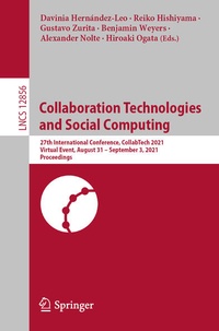 Enlarge image Cover: Collaboration Technologies and Social Computing - Springer