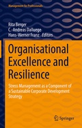 Cover: Organisational Excellence and Resilience - Springer