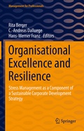 Cover: Organisational Excellence and Resilience - Springer