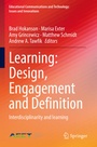 Cover: Learning: Design, Engagement and Definition - Springer
