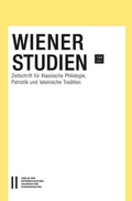 Cover: Wiener Studien - Zeitschrift f&uuml;r Klassische Philologie, Patristik und lateinische Tradition, Band 134/2021 - Verlag der &ouml;sterreichischen Akademie der Wissenschaften