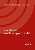 Cover: Handbuch Nachhaltigkeitsrecht - Manz
