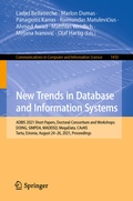 Cover: New Trends in Database and Information Systems - Springer