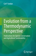 Cover: Evolution from a Thermodynamic Perspective - Springer