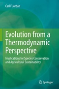 Cover: Evolution from a Thermodynamic Perspective - Springer