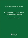 Cover: K&auml;rntner Allgemeine Gemeindeordnung - Heyn