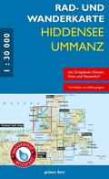 Abbildung von: Rad- und Wanderkarte Hiddensee, Ummanz - grünes herz