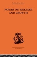 Cover: Papers on Welfare and Growth - Routledge