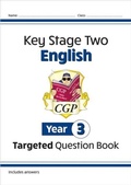 Cover: KS2 English Year 3 Targeted Question Book - Coordination Group Publications Ltd (CGP)