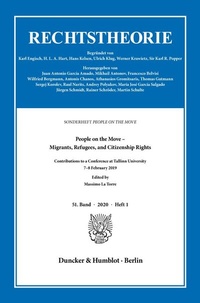 Enlarge image Cover: People on the Move - Migrants, Refugees, and Citizenship Rights. - Duncker & Humblot