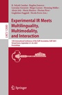 Cover: Experimental IR Meets Multilinguality, Multimodality, and Interaction - Springer