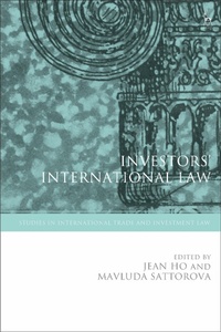 Abbildung von: Investors' International Law - Hart Publishing