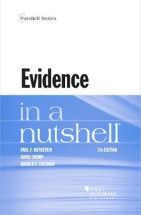Abbildung von: Evidence in a Nutshell - West Academic Press