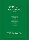 Cover: Criminal Procedure, Student Edition, 2021 Pocket Part - West Academic Press