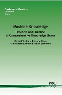 Enlarge image Cover: Machine Knowledge - now publishers Inc