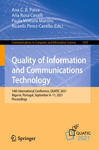 Enlarge image Cover: Quality of Information and Communications Technology - Springer