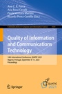 Cover: Quality of Information and Communications Technology - Springer