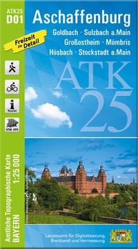 Abbildung von: ATK25-D01 Aschaffenburg (Amtliche Topographische Karte 1:25000) - Landesamt für Digitalisierung, Breitband und Vermessung, Bayern