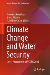 Enlarge image Cover: Climate Change and Water Security - Springer