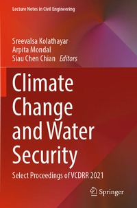 Enlarge image Cover: Climate Change and Water Security - Springer