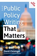Cover: Public Policy Writing That Matters - Johns Hopkins University Press