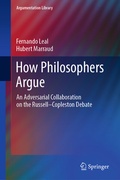 Cover: How Philosophers Argue - Springer
