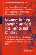 Cover: Advances in Deep Learning, Artificial Intelligence and Robotics - Springer