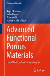 Enlarge image Cover: Advanced Functional Porous Materials - Springer