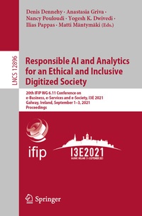 Abbildung von: Responsible AI and Analytics for an Ethical and Inclusive Digitized Society - Springer