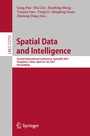 Cover: Spatial Data and Intelligence - Springer