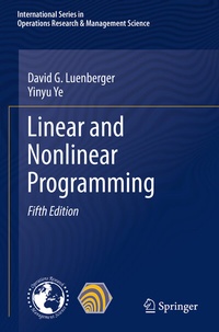 Abbildung von: Linear and Nonlinear Programming - Springer