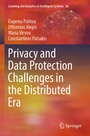 Cover: Privacy and Data Protection Challenges in the Distributed Era - Springer