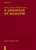 Cover: A Grammar of Bangime - De Gruyter Mouton